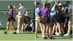 Momente de panică la meciul Anei Bogdan de la Indian Wells! Ce incident s-a petrecut pe teren, înainte ca românca să fie eliminată dramatic. FOTO