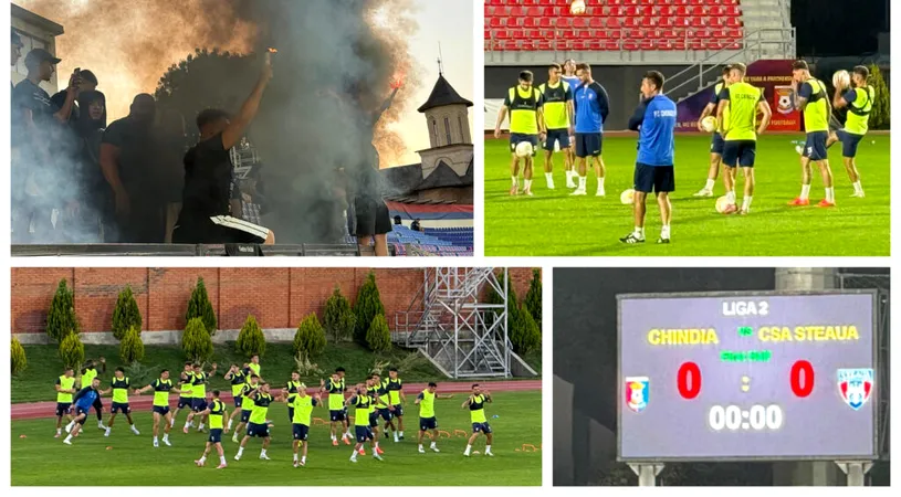 Chindia, încurajată de fani la ultimul antrenament dinaintea meciului cu Steaua. Ilie Poenaru: ”Nu este o luptă dreaptă”