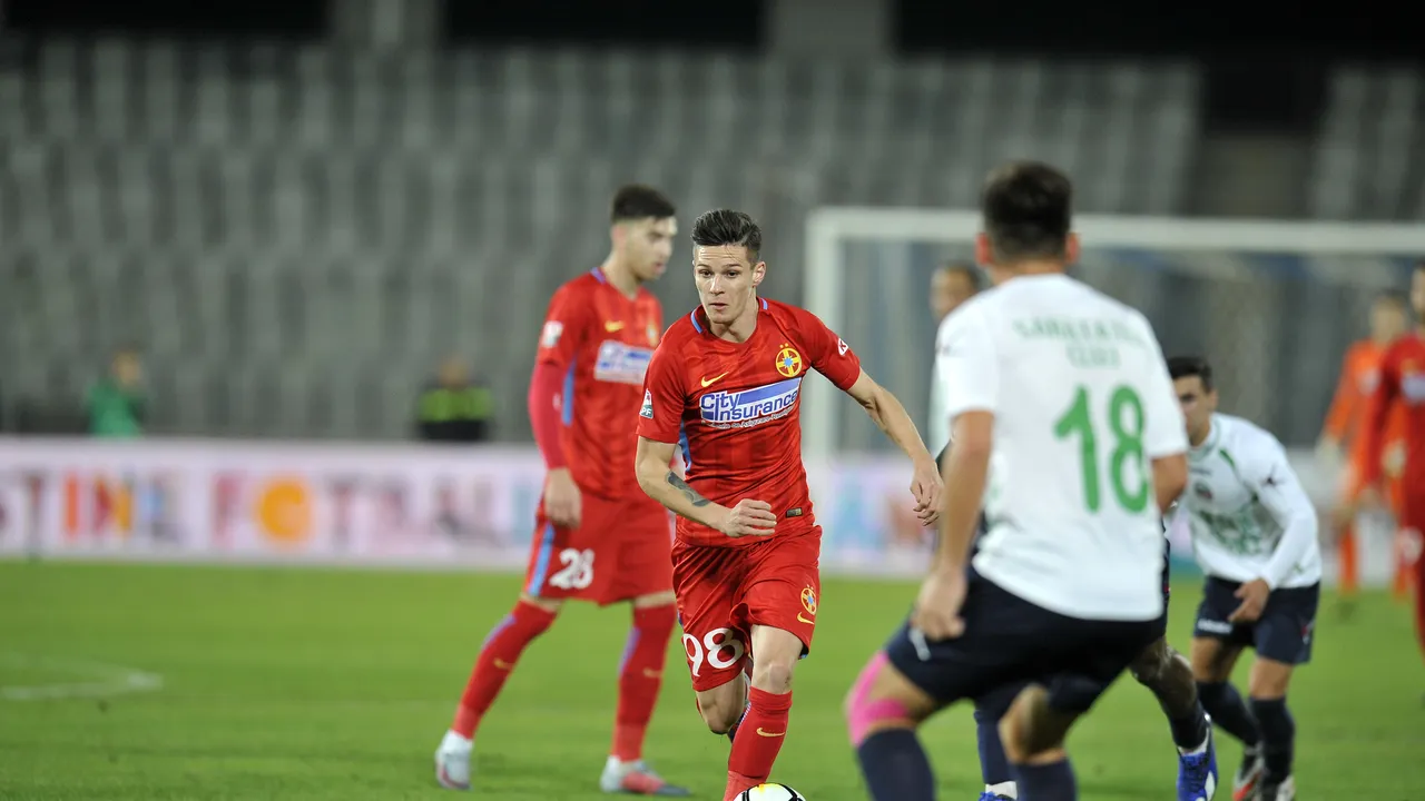 LIVE BLOG | Sănătatea Cluj - FCSB 1-6. Ianis Stoica debutează cu gol printre seniori! Dennis Man, 