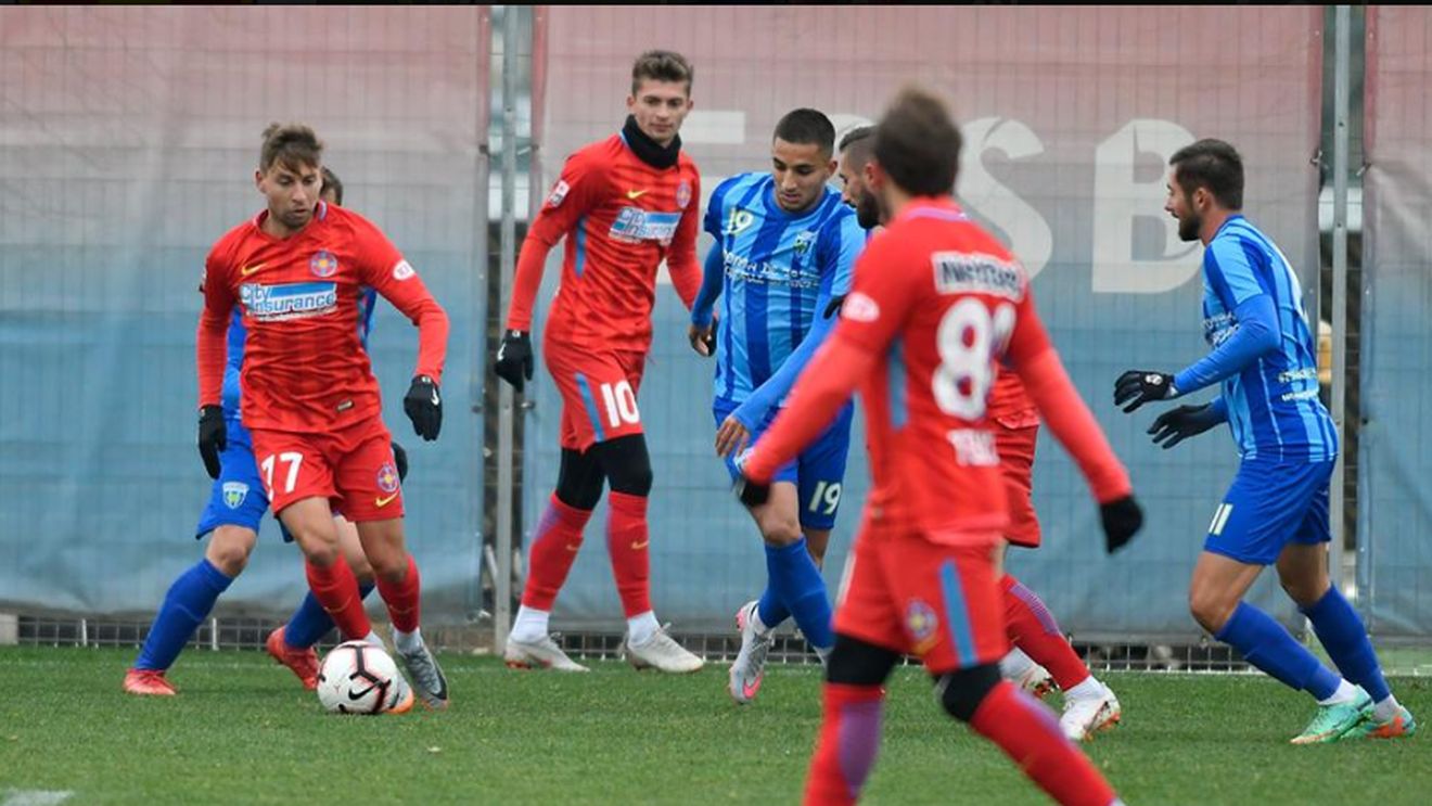 FCSB a disputat un meci amical în compania unei echipe din Liga a 3-a. Scorul final + "11-le" trimis în teren de Dică 