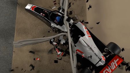 Imagini spectaculoase, în slow motion! Cum arată reconstituirea accidentului grav suferit de Romain Grosjean în Formula 1 | VIDEO