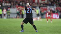 Darius Olaru, „Rambo de la FCSB”, bucurie nebună după victoria cu Dinamo! Imagini de neuitat pentru fanii roș-albaștrilor