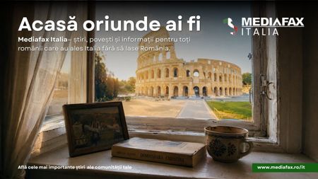 COMUNICAT DE PRESĂ. Mediafax își continuă extinderea internațională și lansează Mediafax Italia, platforma de știri dedicată comunității românești din Italia