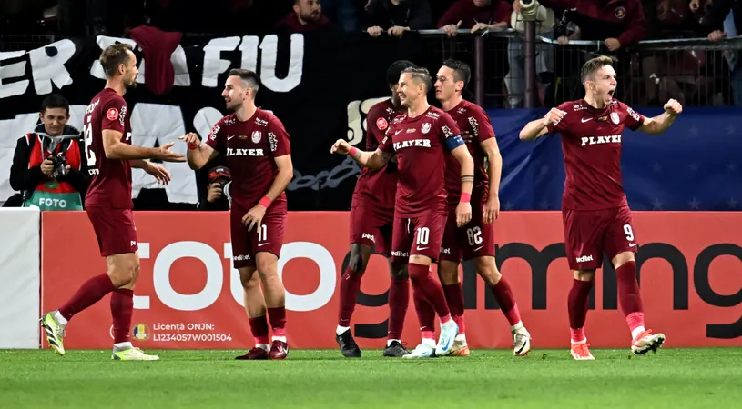 CFR Cluj - FCSB 2-2, în etapa 9 din Superliga. Gazdele pierd două puncte, deși au condus cu 2-0