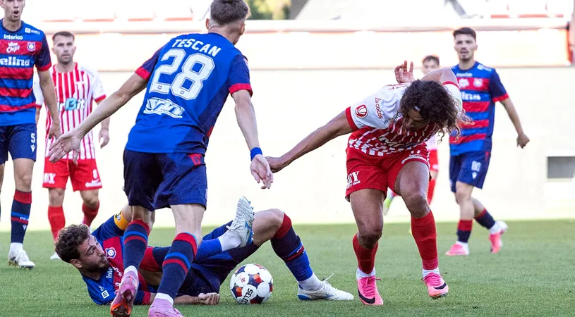 FC Bihor s-a bătut singură în amicalul cu UTA, în care Erik Lincar le-a dat ”tema apărării” jucătorilor săi