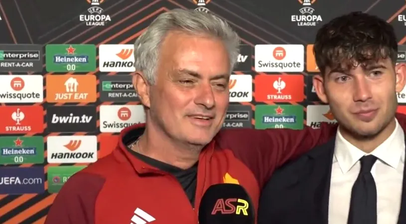 Jose Mourinho a demonstrat încă o dată că e „The Special One”! Gest superb făcut la finalul meciului AS Roma - Servette 4-0 | VIDEO