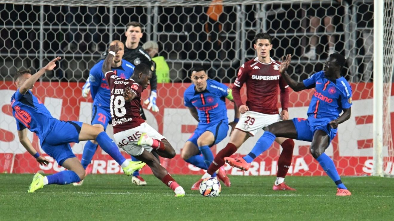 Scouterii străini au venit la Rapid – FCSB 1-2. Cei 4 fotbaliști care pot fi transferați pe multe milioane de euro: Gigi Becali și Dan Șucu își freacă mâinile de bucurie!