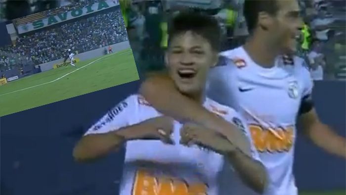 "Clona" lui Neymar!** Joacă la Santos Junior și seamănă LEIT cu cel mai curtat jucător de pe planetă! VIDEO Golul din altă lume al lui Neilton