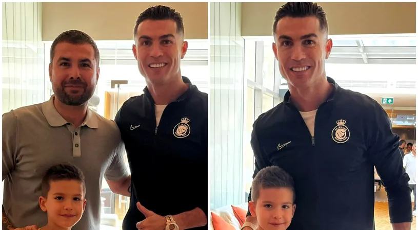 Cristiano Ronaldo a fost cadoul pe care fiul lui Adrian Mutu l-a cerut! „Briliantul” i-a făcut lui Tiago cea mai frumoasă surpriză: „Visul a devenit realitate!”