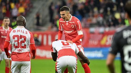 Dinamo - Oțelul Galați 1-0, în etapa a 18-a din Superliga. Roș-albii urcă pe locul doi în clasament