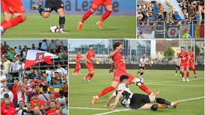 Goga și atât! "U" Cluj a câștigat la Sibiu cu 1-0, dar FC Hermannstadt a rămas în Liga 1. Cronica partidei retur a barajului