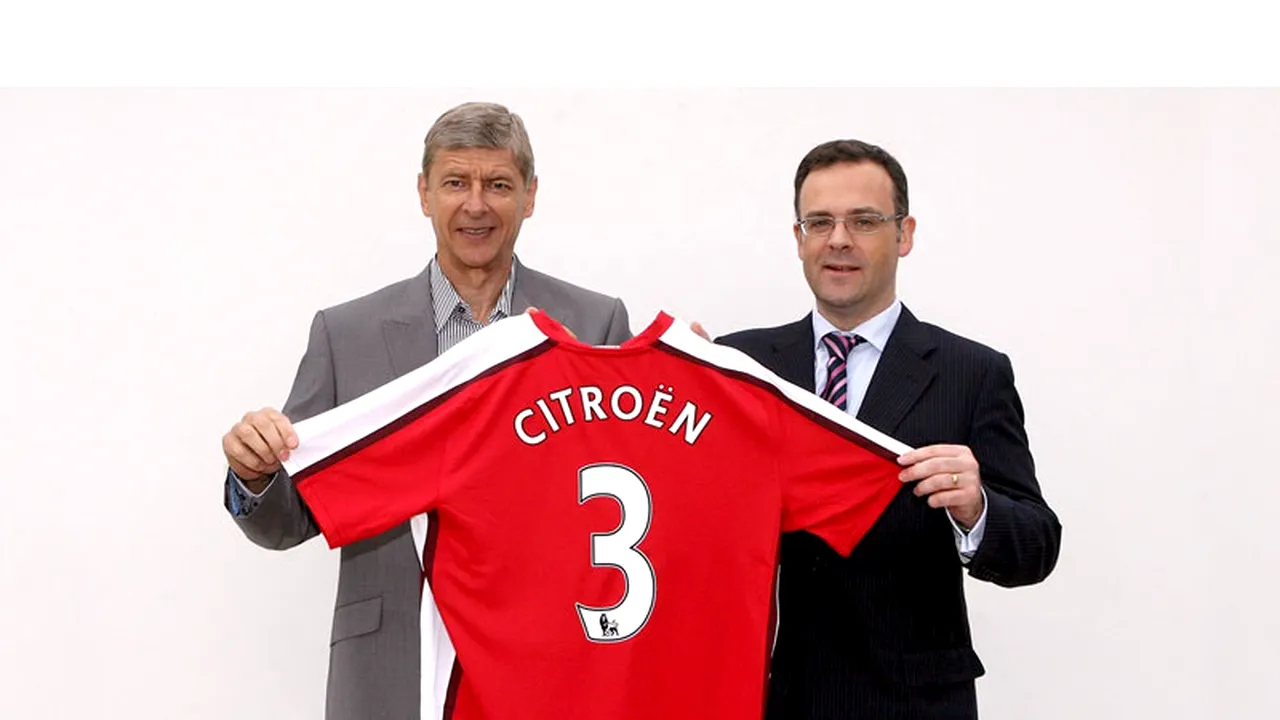 Citroen, sponsor la Arsenal Londra