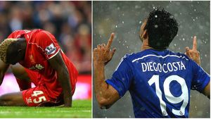 FOTO | Ce au în comun Balotelli și Diego Costa. Cei doi au reușit să stârnească zâmbete printre suporteri din același motiv: "E așa de dificil?"