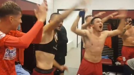 Jucătorii FCSB-ului, sărbătoare în ciuda rivalilor de la Dinamo. Au făcut show pe maneaua „Fake-urile” | VIDEO