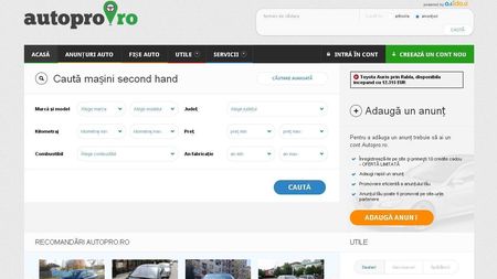 Autopro.ro, relansat: un format nou și modern, accesibil pentru toți utilizatorii