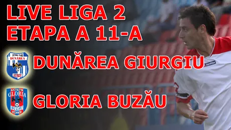 Dunărea Giurgiu** egala Gloriei Buzău