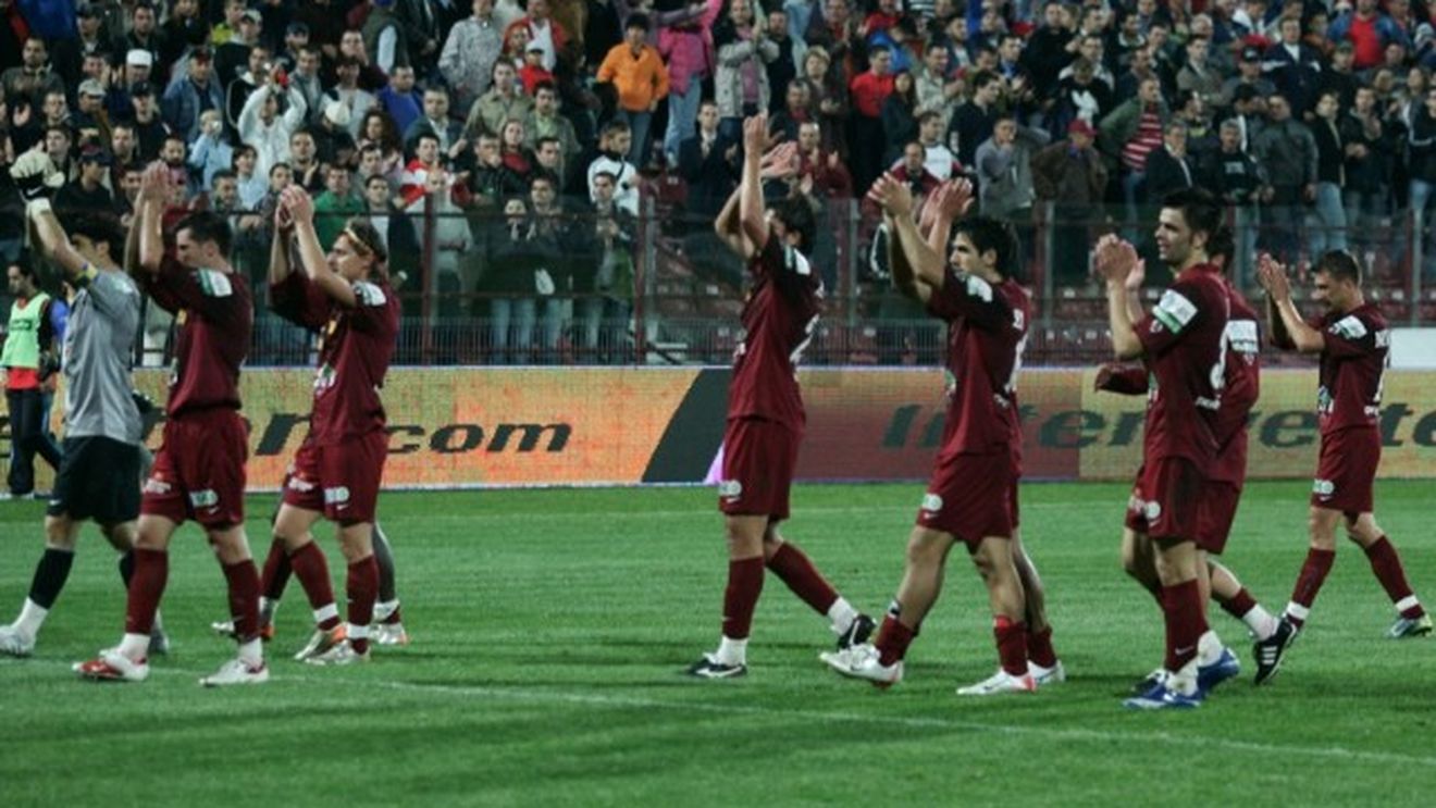 CFR Cluj mai bine cotată decât Steaua!