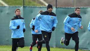 Alarmă la Manchester City: Mancini are patru piese de bază absente la returul cu Sporting! ** Cu rezervele pentru calificare