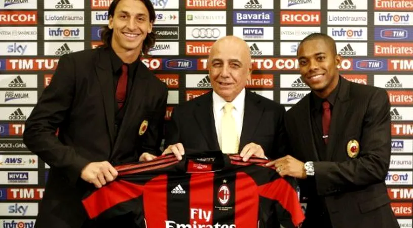 FOTO Ibra și Robinho, prezentați oficial la Milan!** Cum i-a scandalizat suedezul pe interiști