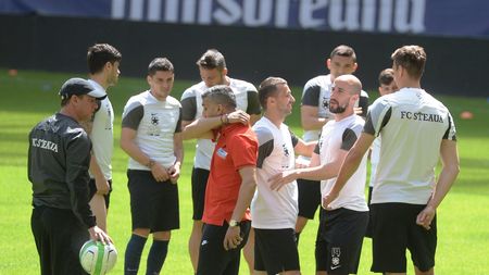 "Bai, nu se poate așa ceva." Moment ciudat la antrenamentul Stelei. Reghe a cedat nervos când a văzut ce se întâmplă 