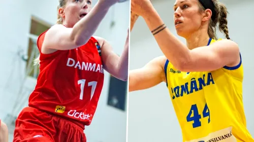 Dezastru la baschet feminin: România a condus Danemarca la pauză, dar am pierdut la 17 puncte diferență! Două eșecuri la rând pentru tricolore la Riga
