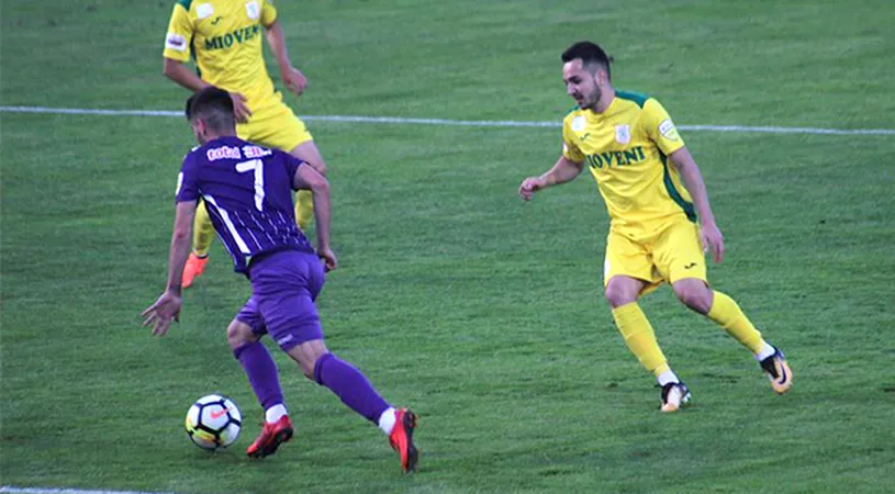 Conducerea CS Mioveni se laudă cu decizia înlocuirii lui Roșu cu Eftimie înaintea meciului cu FC Argeș.** 