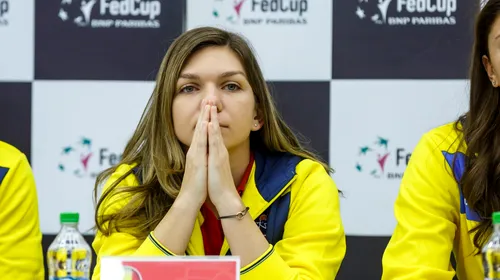 BREAKING NEWS | Simona Halep, marea absență a României în meciul de Fed Cup cu Italia
