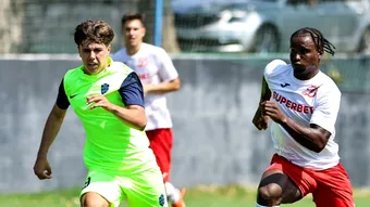 A patra oară a fost cu noroc pentru CS Dinamo! Primul succes în amicale pentru nou-promovata lui Florin Bratu