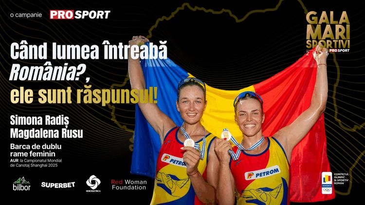 Simona Radiș și Magadalena Rusu, premiu la Gala Mari Sportivi 2025 pentru aurul de la Shanghai! „Loc se găsește și pentru alte trofee”