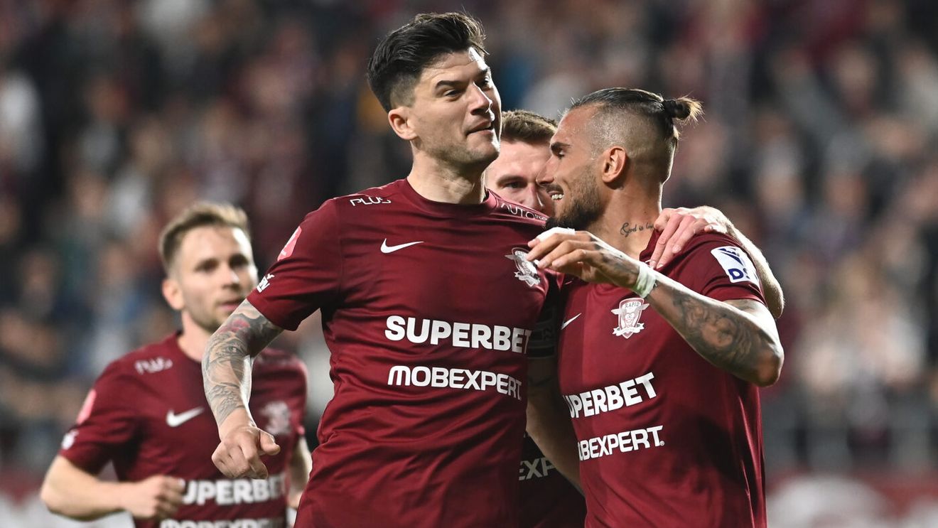 Albion Rrahmani și Cristi Săpunaru visează la titlu, după ce Rapid a marcat de cinci ori cu FC U Craiova: „Ne dorim, dar trebuie să facem asta!”