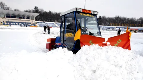 FRF a amânat un meci din sferturile Cupei României: „Decizia a fost luată în urma avertizării emise de Administrația Națională de Meteorologie”