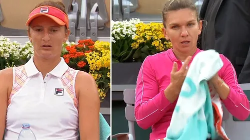 Simona Halep şi Irina Begu, duel cu năbădăi la Roland Garros. Ambele jucătoare şi-au luat la rost antrenorii: „Nu mai bate din palmele alea aiurea!“ şi „Hai, trezeşte-te şi tu!” | VIDEO