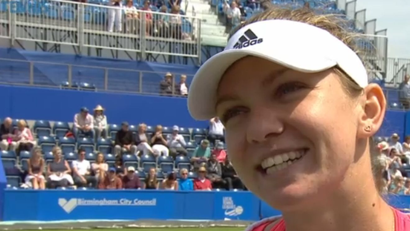 Simona Halep și Heather Watson s-au retras în sferturile probei de dublu, la Birmingham