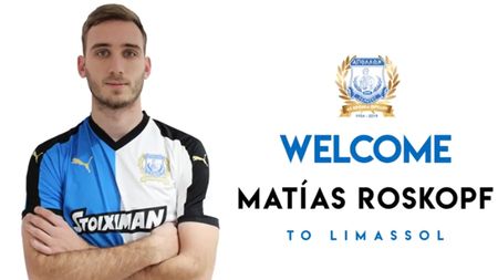 OFICIAL | Matias Roskopf a fost prezentat la noua sa echipă. Atacantul argentinian la care Rapid a renunțat a ajuns la un important club din Cipru