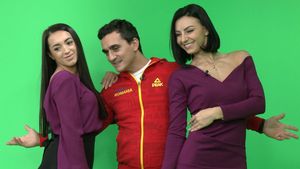 Este singură și își face de cap! Larisa Iordache, lecții de Tik-Tok pentru Marian Drăgulescu!