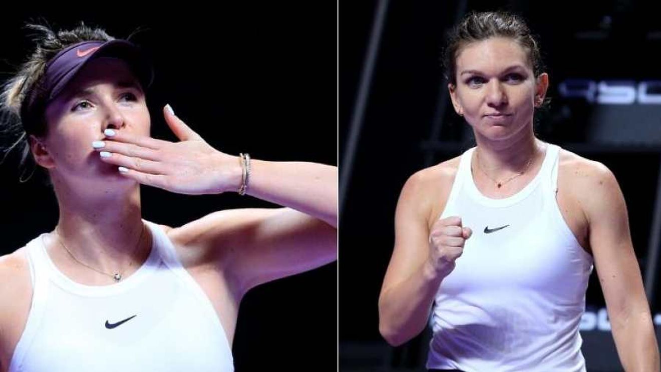 Simona Halep termină fără suflu partida a doua la Turneul Campioanelor 2019. Elina Svitolina s-a calificat în semifinale