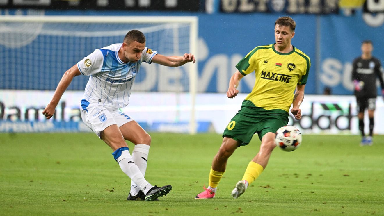 Universitatea Craiova - ML Vitebsk 1-0! Echipa olteană se califică în turului 2 preliminar din Liga Campionilor cu dublă victorie