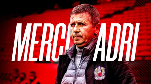 Adrian Ursea nu mai este antrenorul lui Nice! Anunțul făcut de club + Cine ar urma să-i ia locul