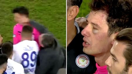 Ce i-a strigat bașkanul bătăuș arbitrului pe care l-a lovit chiar în fața celorlalți oameni din brigadă! Îi face plângere penală: „Niciun compromis”