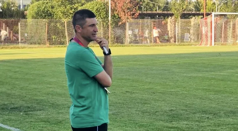 Andrei Cristea și-a luat la revedere de la jucători și urmează să antreneze pentru prima dată în Liga 2