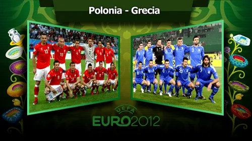 Început de criză Euro!** Polonia – Grecia 1-1, în Grupa A