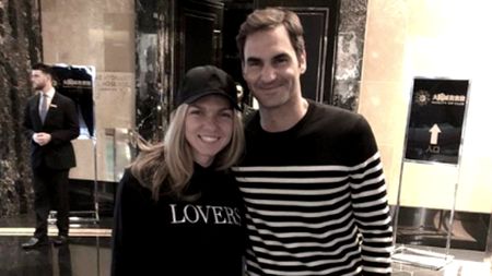 Simona Halep și Roger Federer au citit mesajele fanilor și au rămas uimiți. Când tot ce poți spune este: "Bine... mulțumesc" | VIDEO