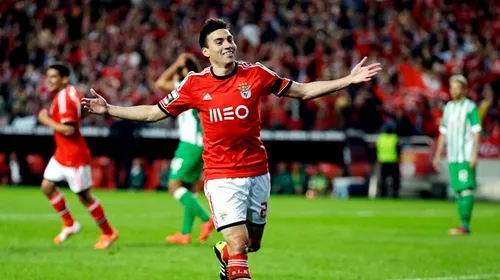 Argentinianul Nico Gaitan și-a prelungit contractul cu Benfica Lisabona