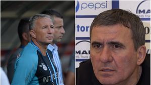 Hagi intră prin alunecare la Petrescu: "Mai fac și eu câte un lucru bun. Nu așa ca Dan, dar fac. El face totul perfect"