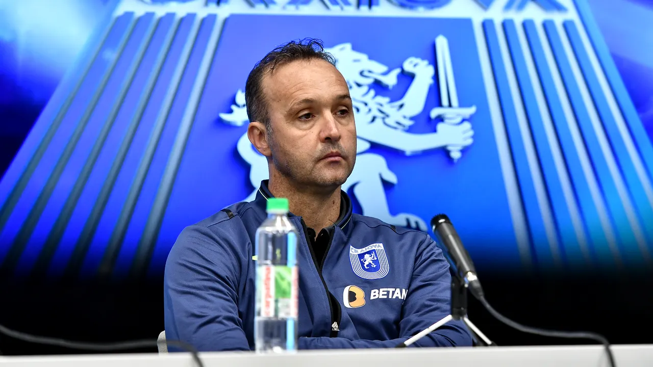 Cornel Papură se teme de Mircea Rednic: „Nu suntem favoriți” | Ce spune antrenorul oltean despre lupta la titlu şi ce jucător a pierdut pentru următoarea perioadă