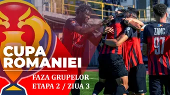 Cupa României, faza grupelor | Concordia Chiajna și CS Gloria Bistrița, programate în ziua 3. Ilfovenii încep la 17:00, contra Sepsi OSK