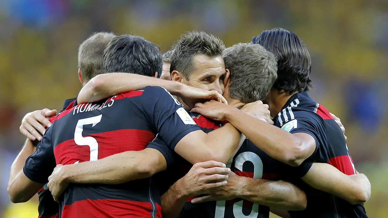 Brazilia primește șapte goluri pentru prima dată în istoria Campionatului Mondial