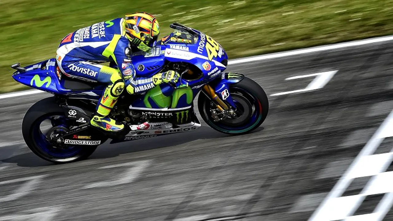 Valentino Rossi, pole position în 