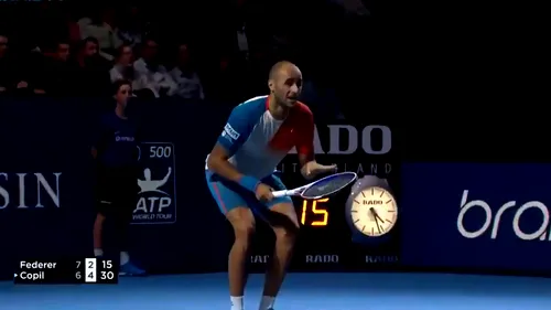 VIDEO | Copil a pierdut finala de la Basel, dar a reușit punctul meciului! Ce i-a putut face marelui Federer și reacția sa de milioane