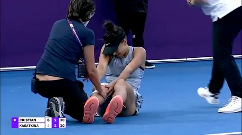 Jaqueline Cristian, decizie foarte tristă după accidentarea horror pe care a suferit-o! Românca s-a retras atât de la Indian Wells, cât și din cadrul turneului Miami Open